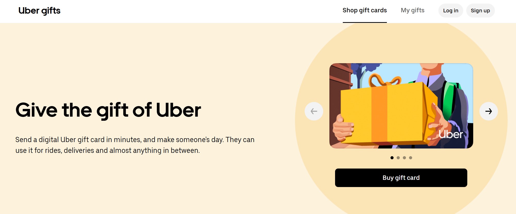 uber eats gift cards online